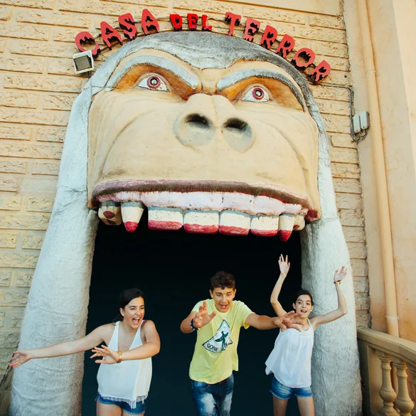 Casa del Terror en el parque del Monte Igueldo