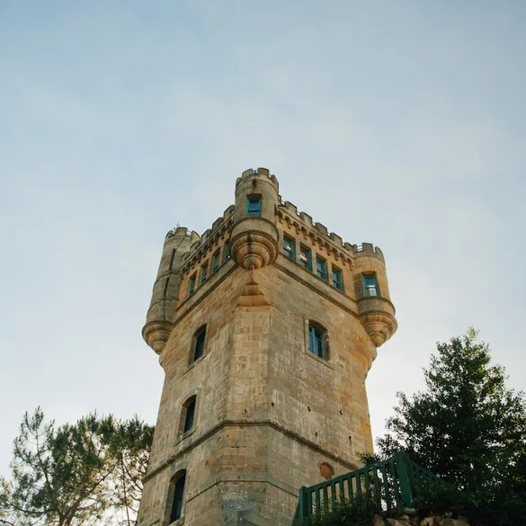 Torreón en el parque del Monte Igueldo