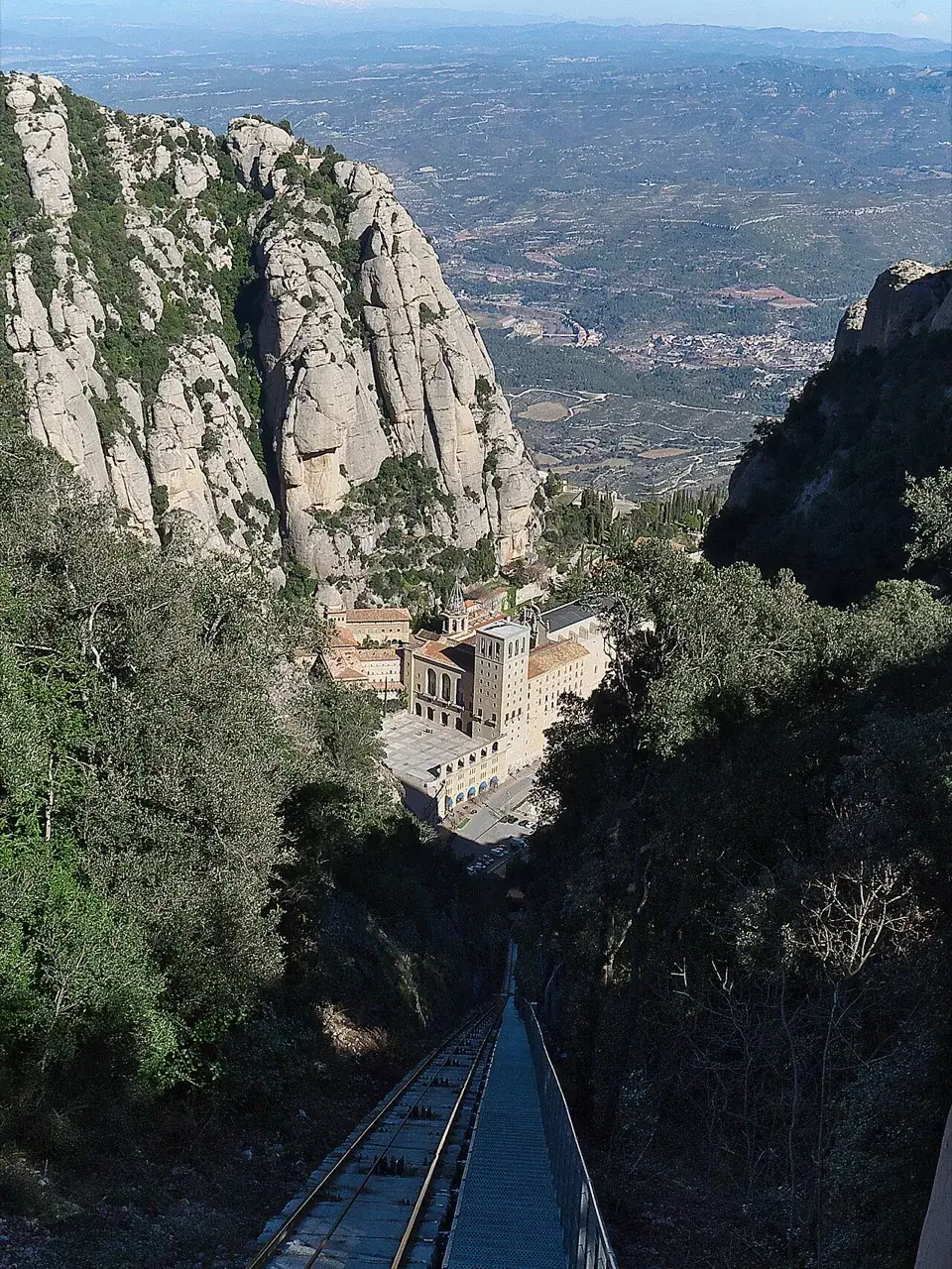 Tren cremallera de Montserrat