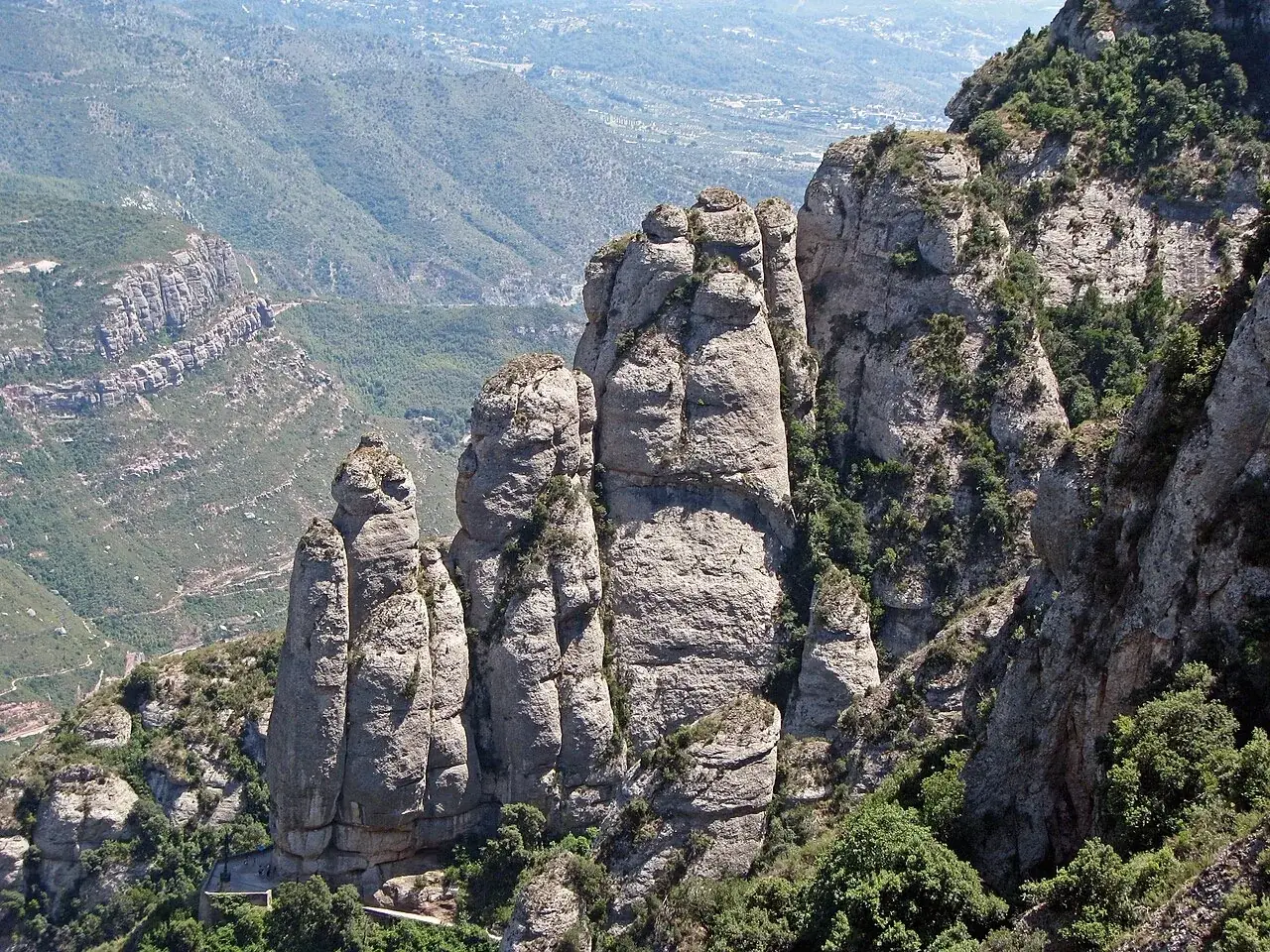 Agujas de roca de Montserrat