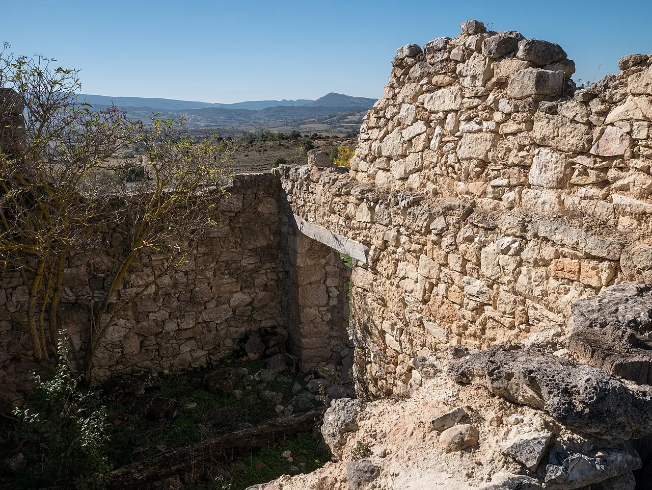 Ruinas del pueblo de Ochate