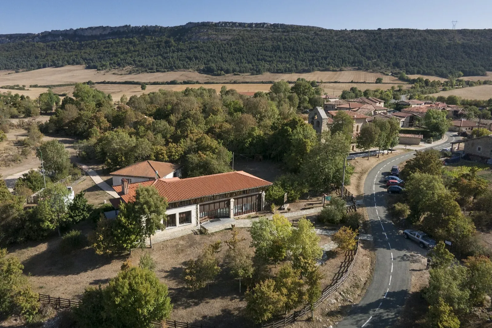 Vista de Lalastra, en el Parque Natural de Valderejo