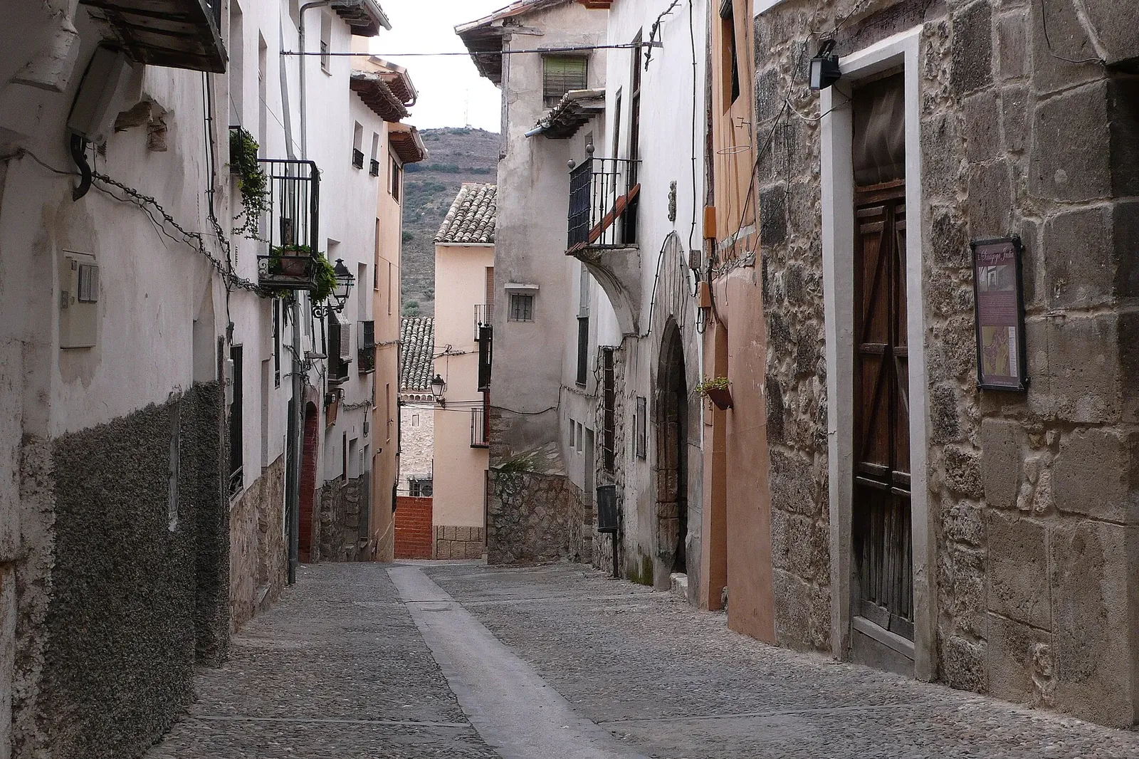 Calle de la Palma en el casco antiguo de Pastrana