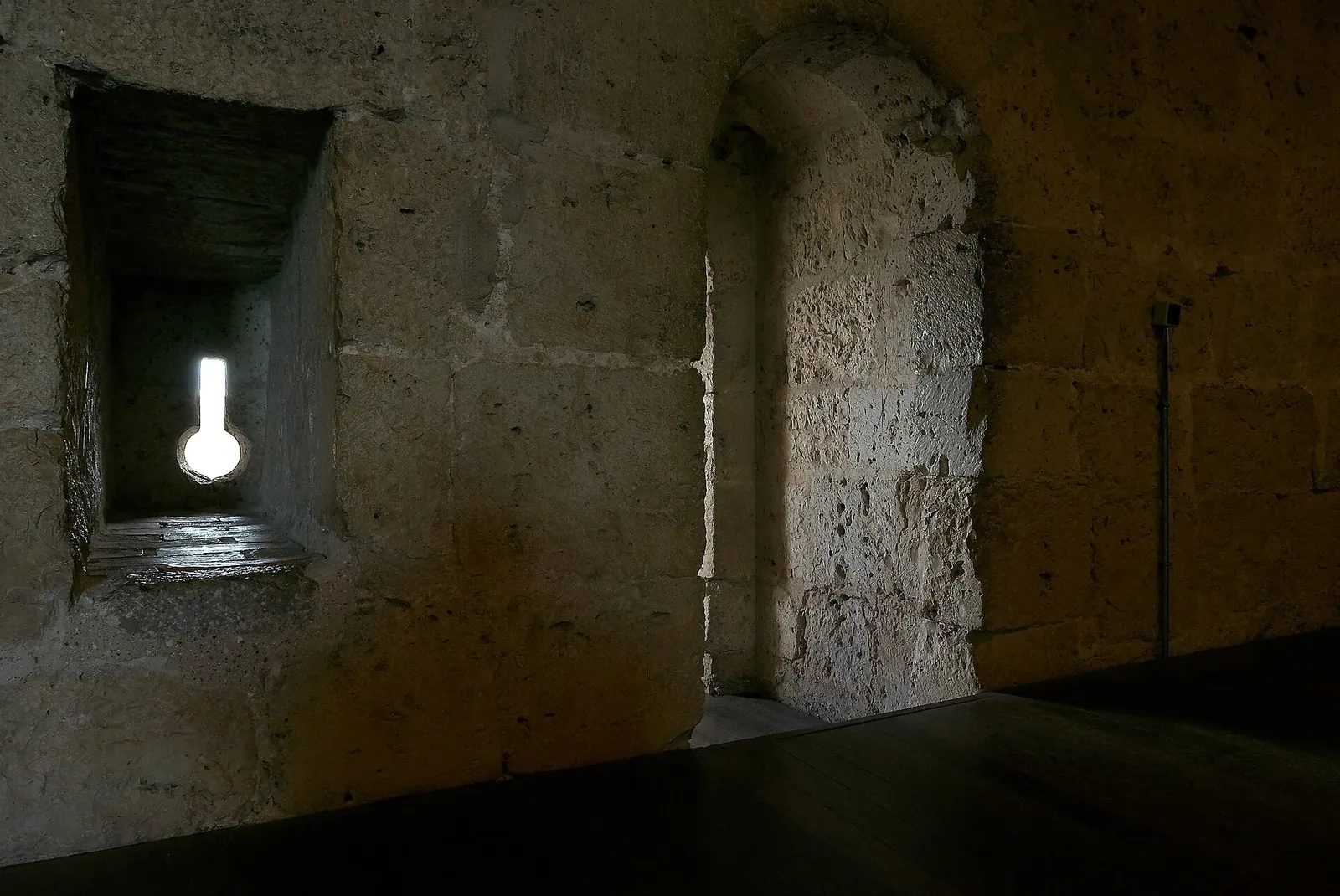 Interior de la torre del homenaje del castillo de Peñafiel