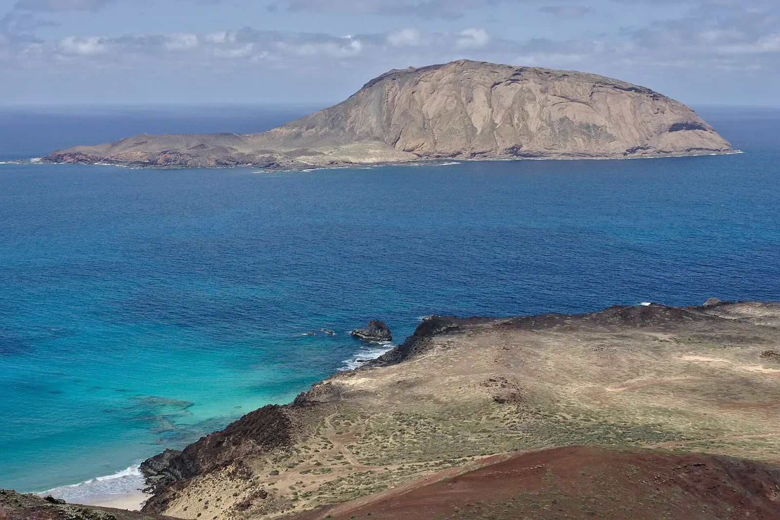 Islote de Montaña Clara desde La Graciosa