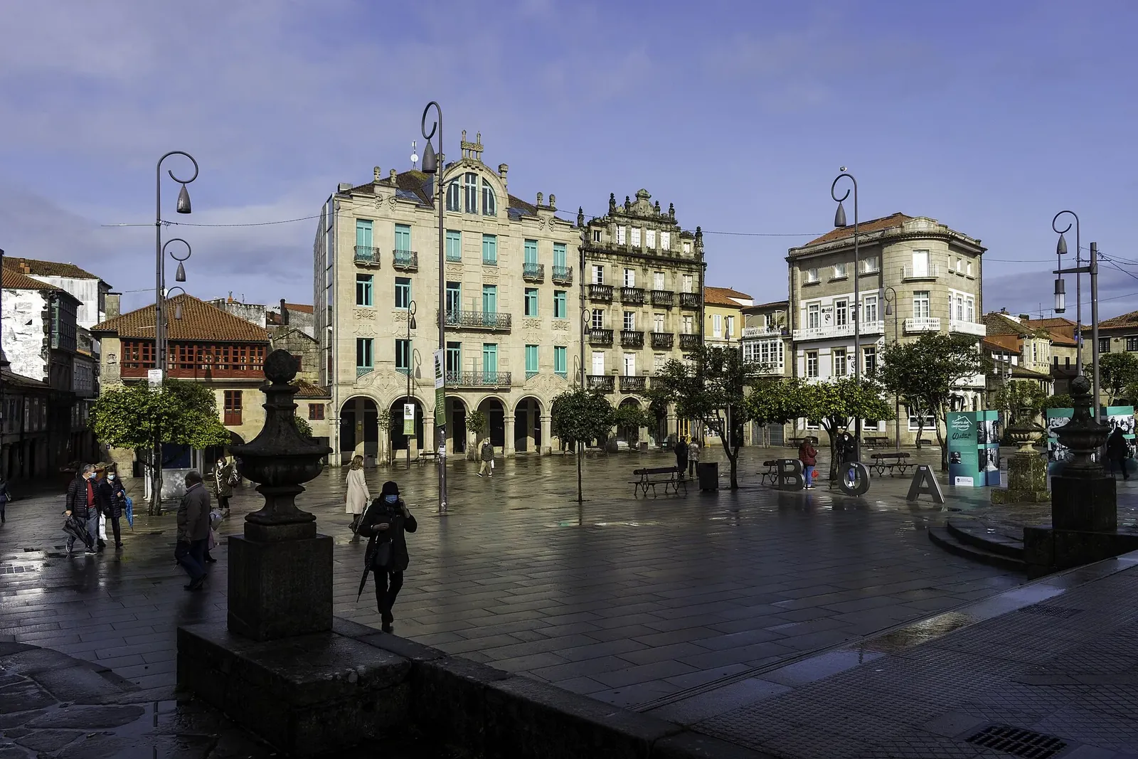 Plaza de la Ferrería de Pontevedra