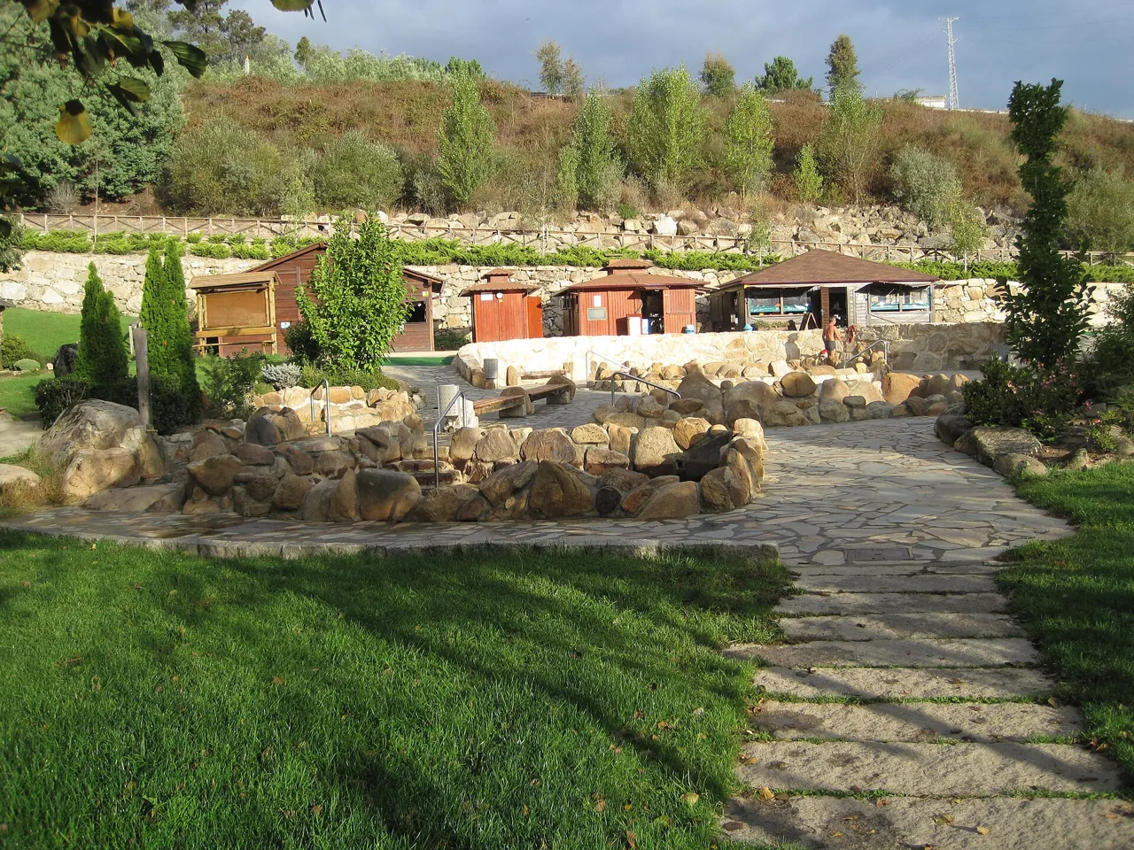 Área de servicios y pozas de Outariz en Ourense
