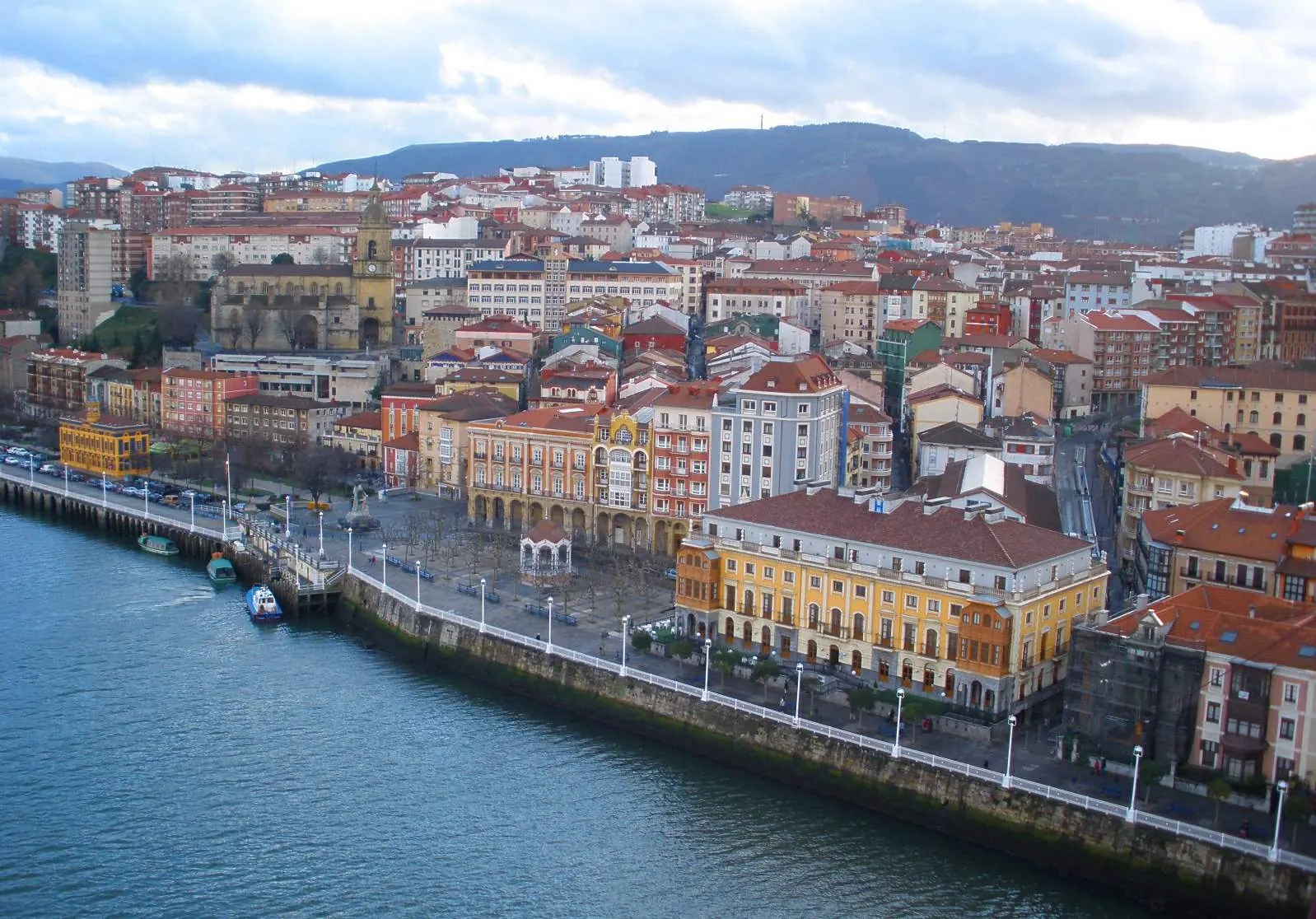 Portugalete desde el Puente de Vizcaya