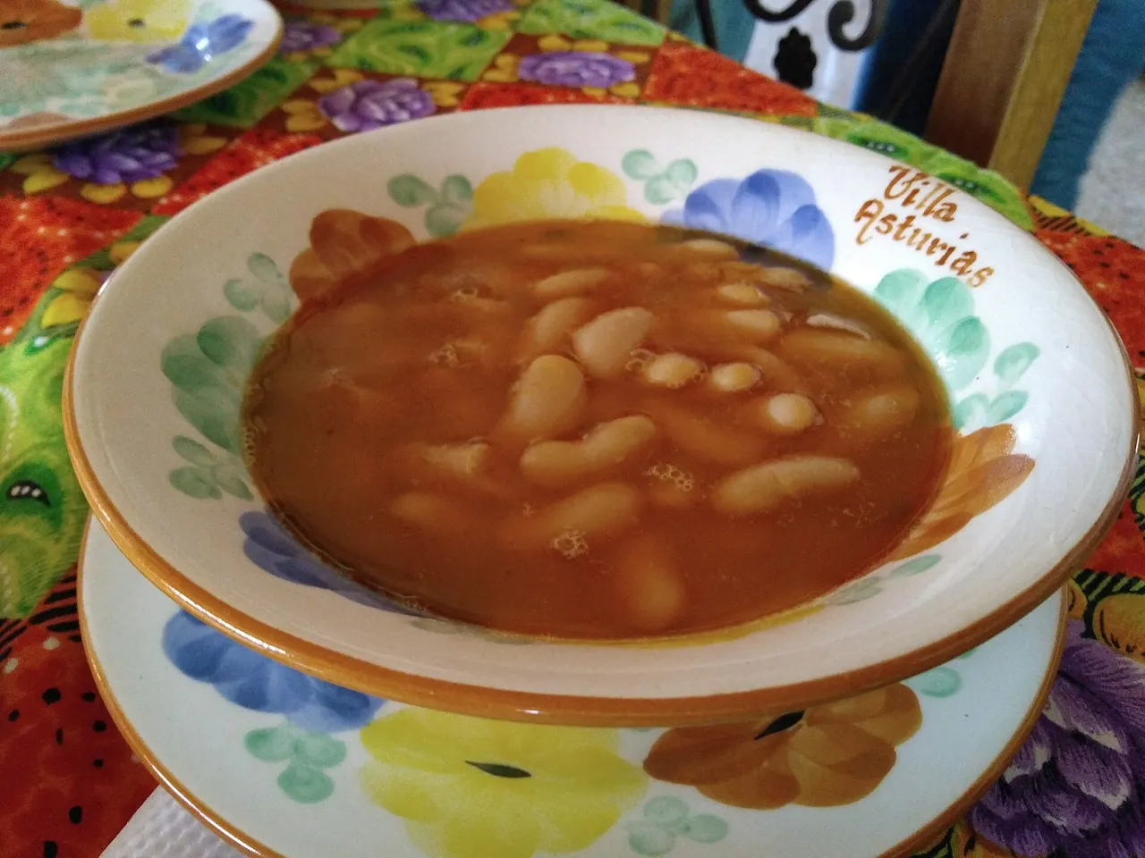 Plato de fabes asturianas