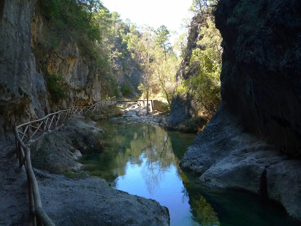 Cerrada de Elías en el río Borosa