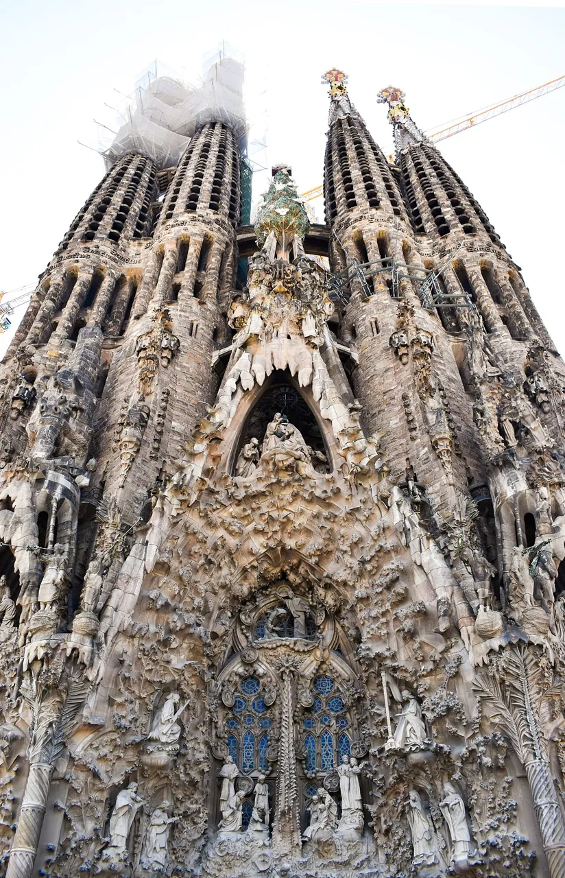 Fachada del Nacimiento de la Sagrada Familia