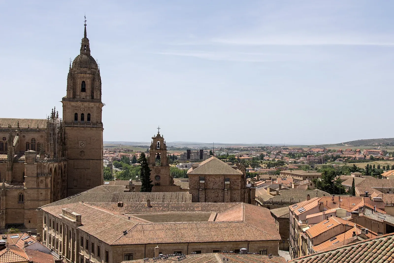 Vista de Salamanca y la catedral desde las torres de la Clerecía