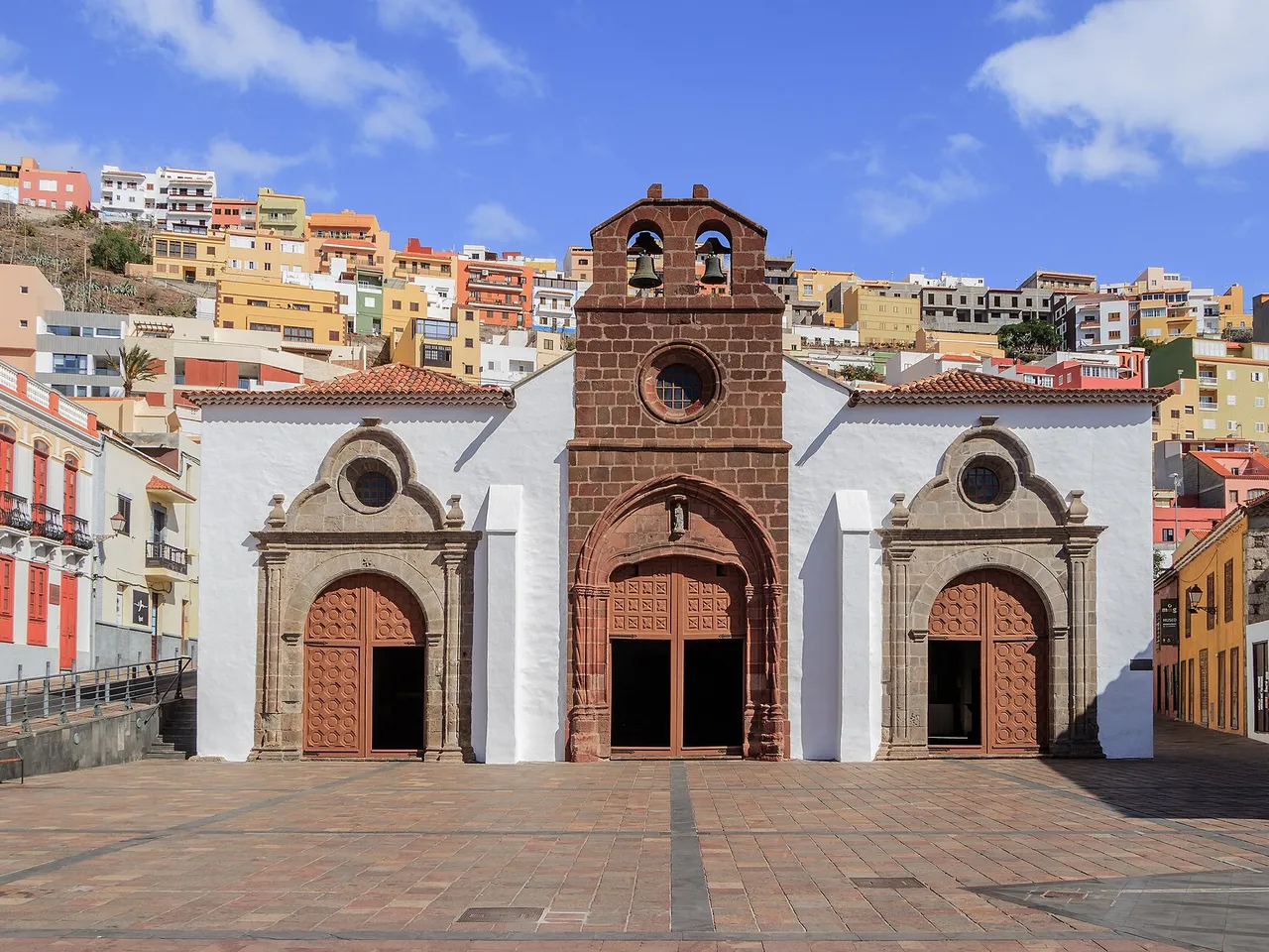 Fachada de la iglesia de la Asunción de San Sebastián de La Gomera
