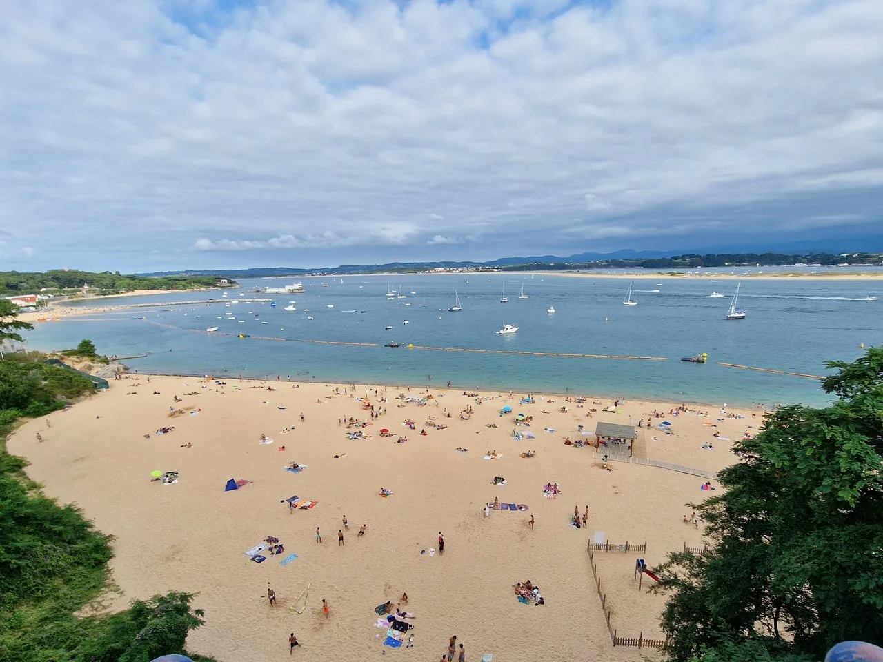 Playa de la Magdalena vista desde la península