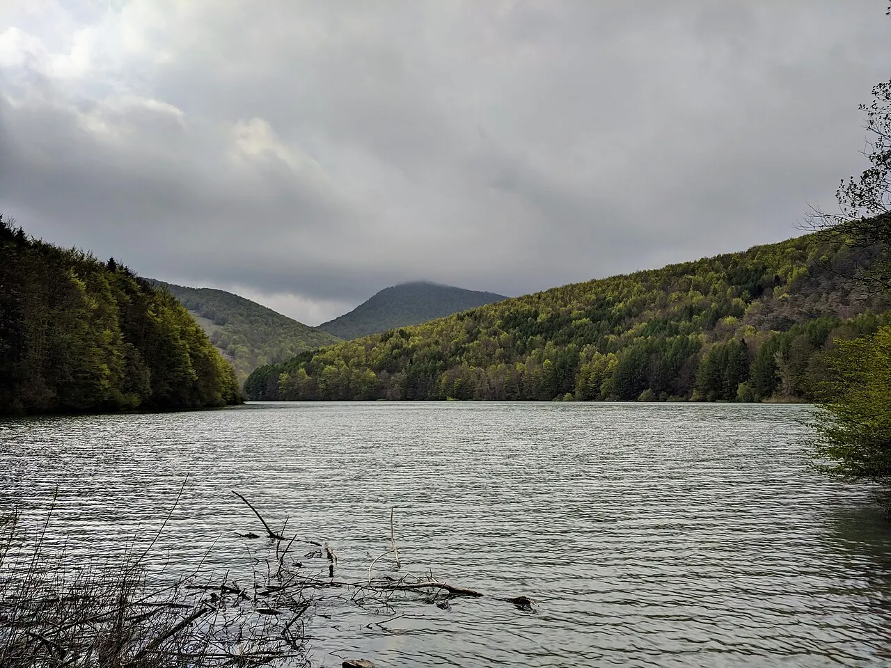 Embalse de Irabia en la Selva de Irati