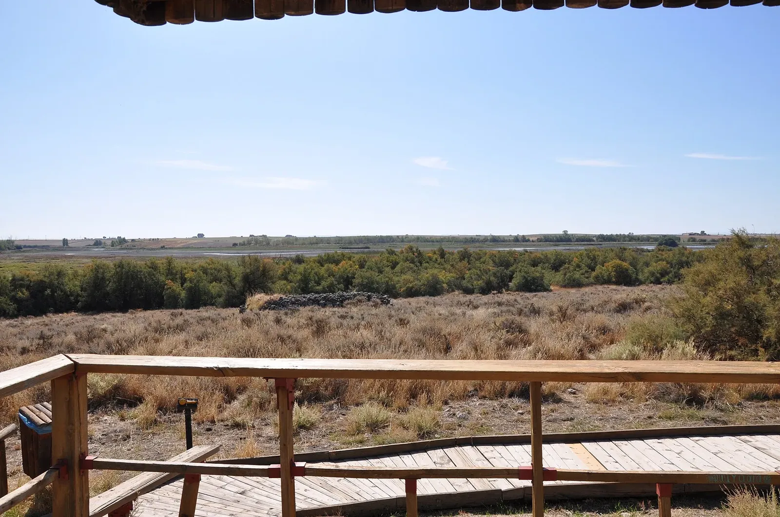 Observatorio de aves sobre las Tablas de Daimiel