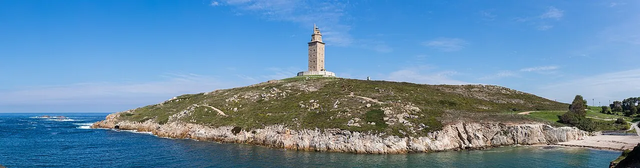 Vista de la península de la Torre de Hércules