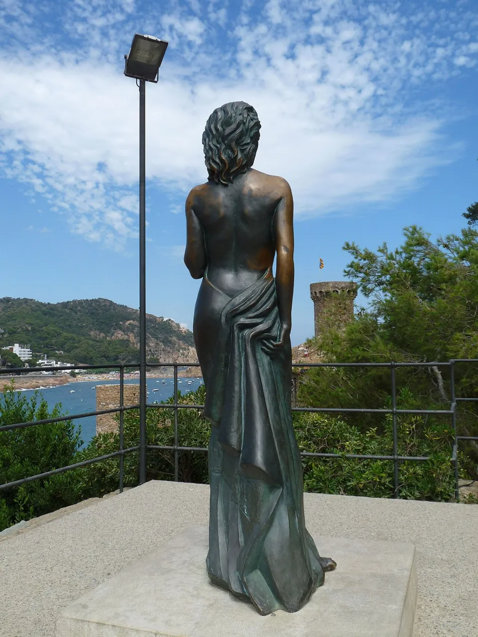 Estatua de Ava Gardner en Tossa de Mar