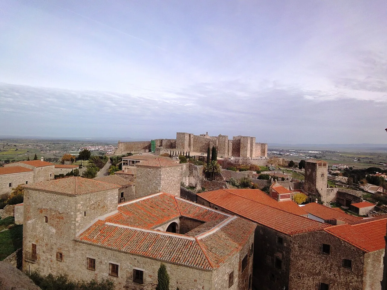 Panorámica del castillo de Trujillo