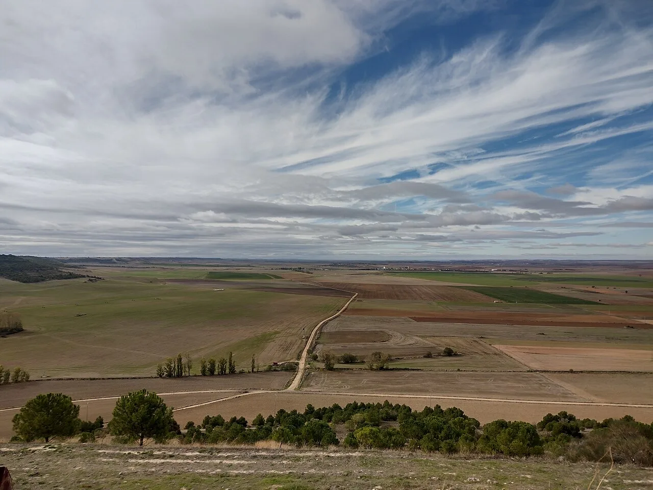 Vistas de Tierra de Campos desde Urueña