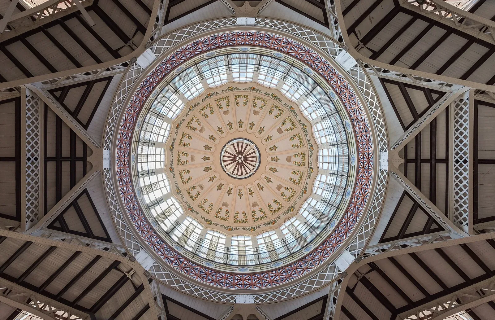 Cúpula del Mercado Central de Valencia