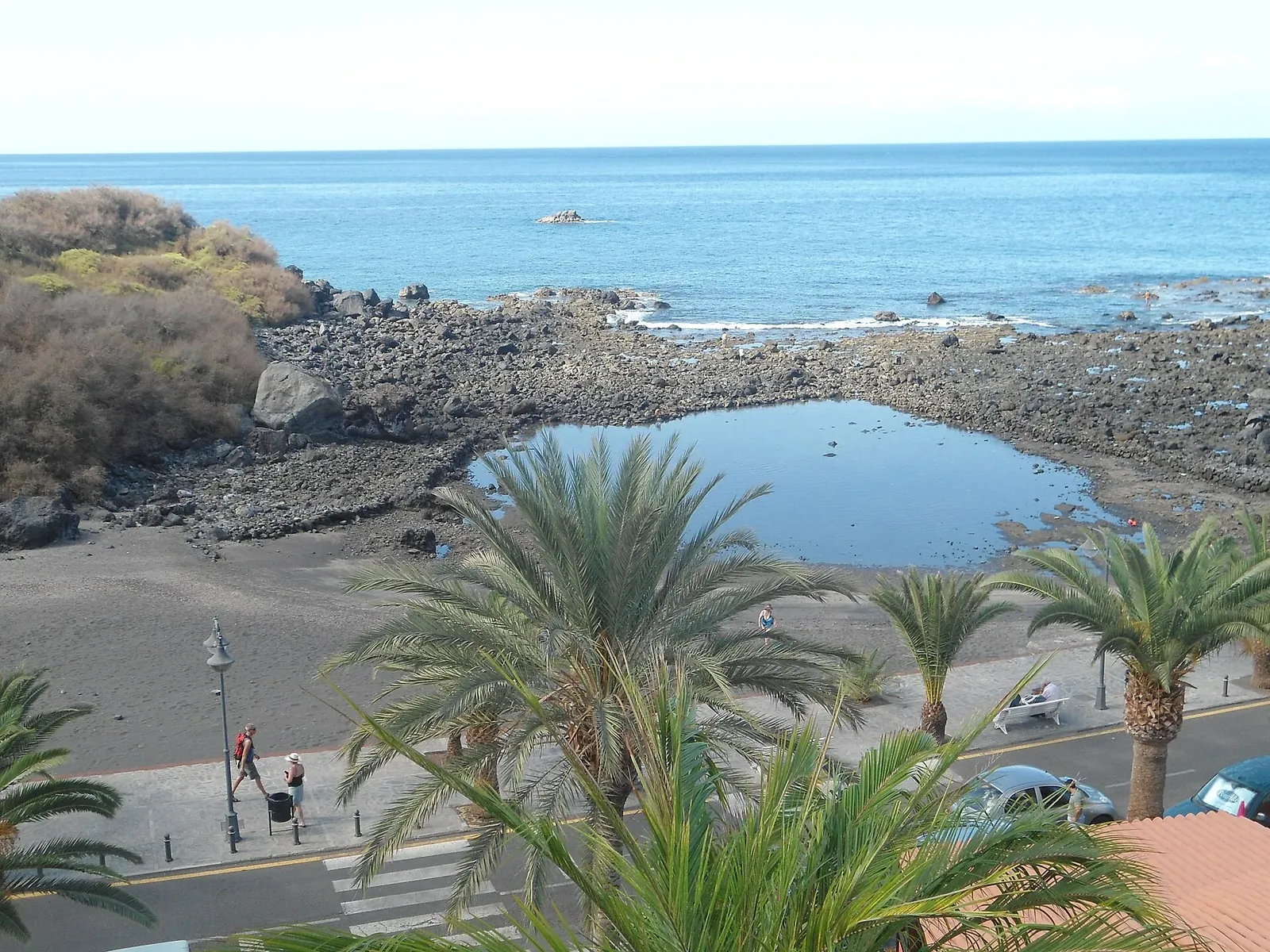 Charco del Conde, bahía natural de Valle Gran Rey
