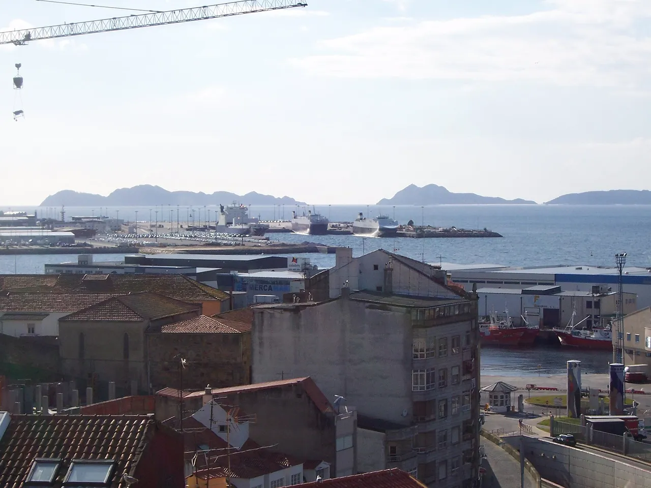 Islas Cíes desde el paseo de Alfonso XII