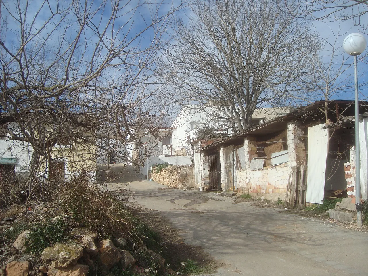 Masías de La Basseta en la aldea de Vilafamés