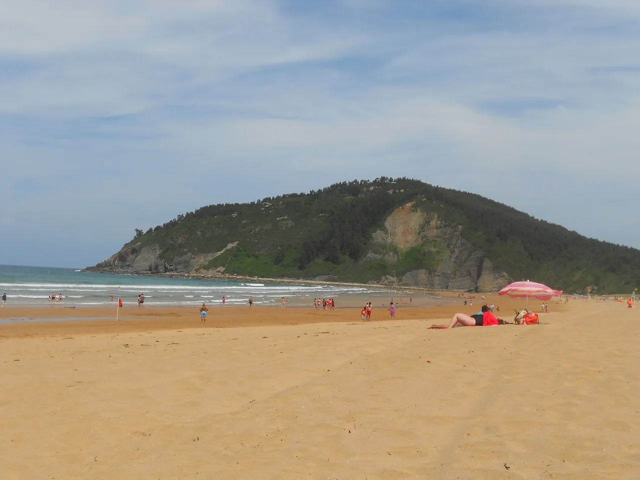 Vista de Rodiles y la ría de Villaviciosa