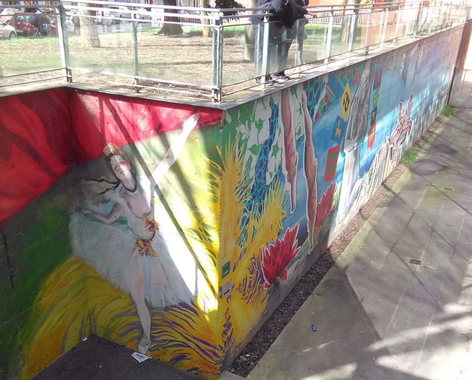 Mural del itinerario muralístico de Vitoria-Gasteiz