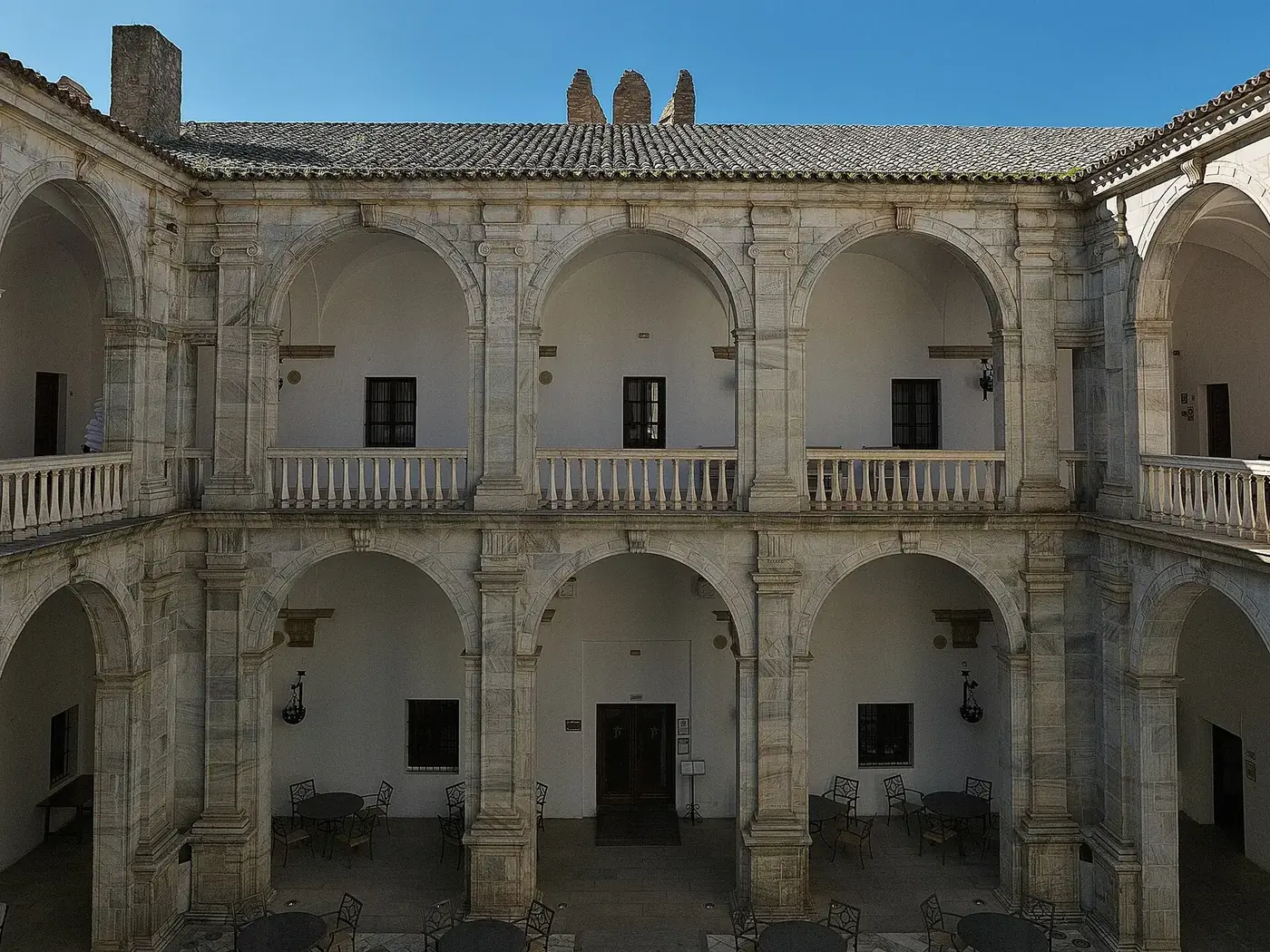 Patio renacentista del Alcázar de los Duques de Feria, Parador de Zafra