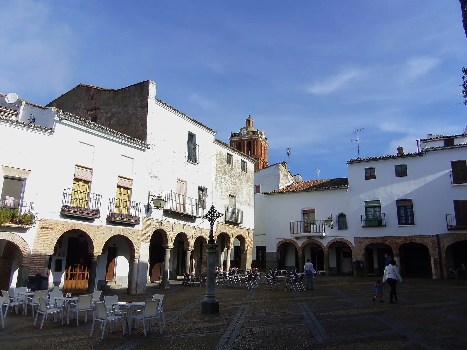 Plaza Chica de Zafra con soportales