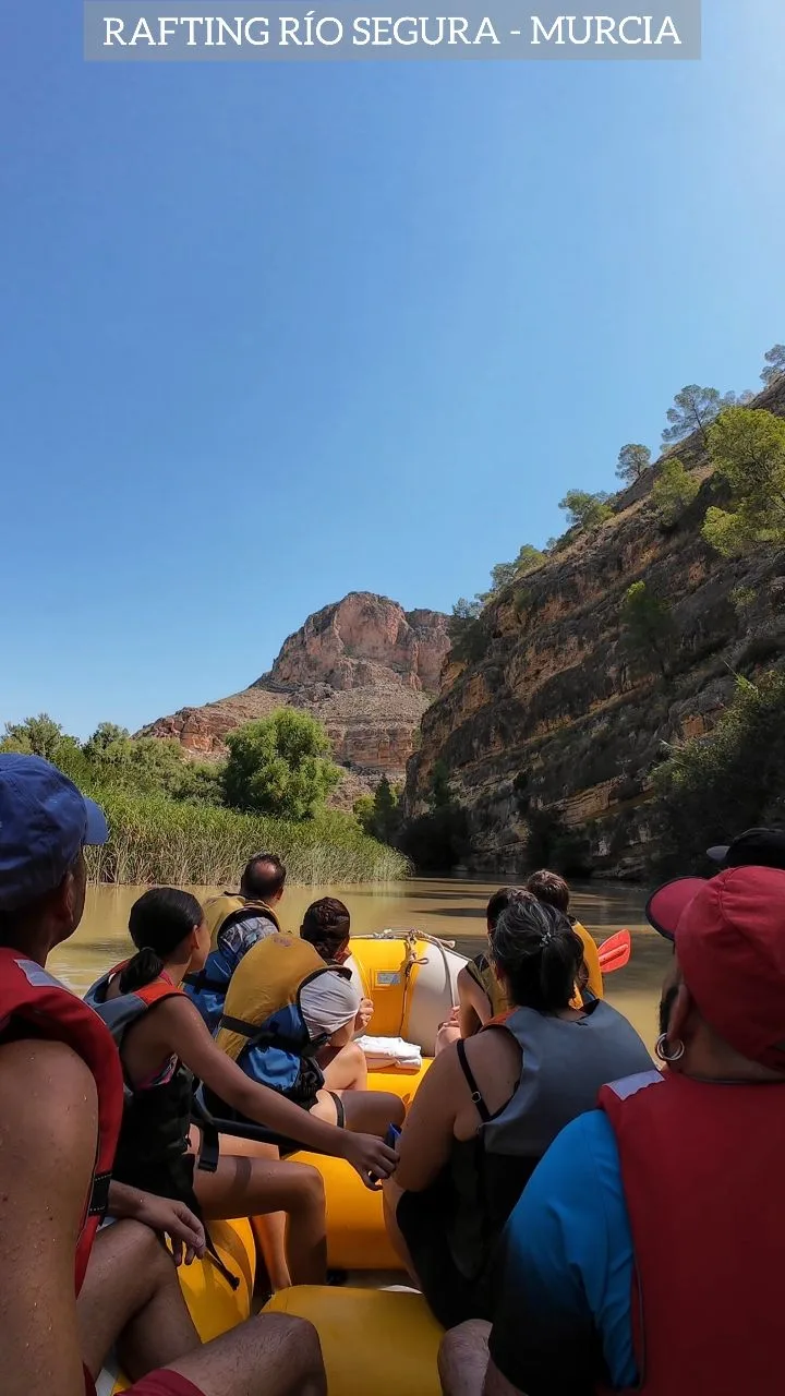 Rafting en el Cañón de Almadenes: descenso en barca por el río Segura