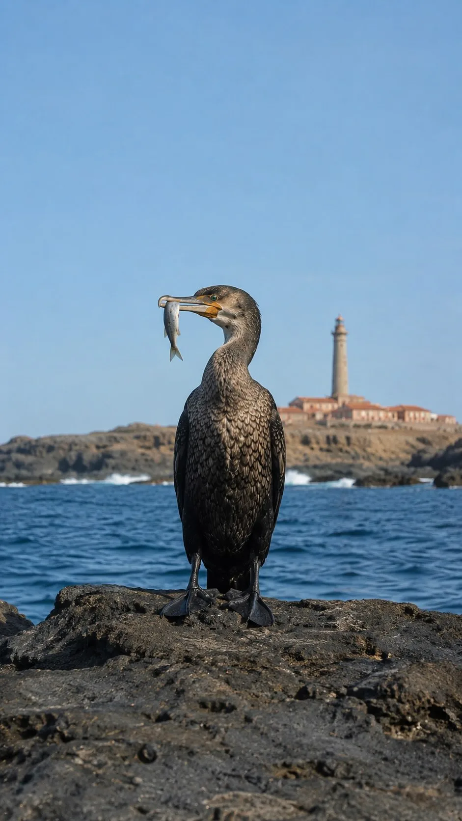 El cormorán: el buceador de élite de las costas rocosas
