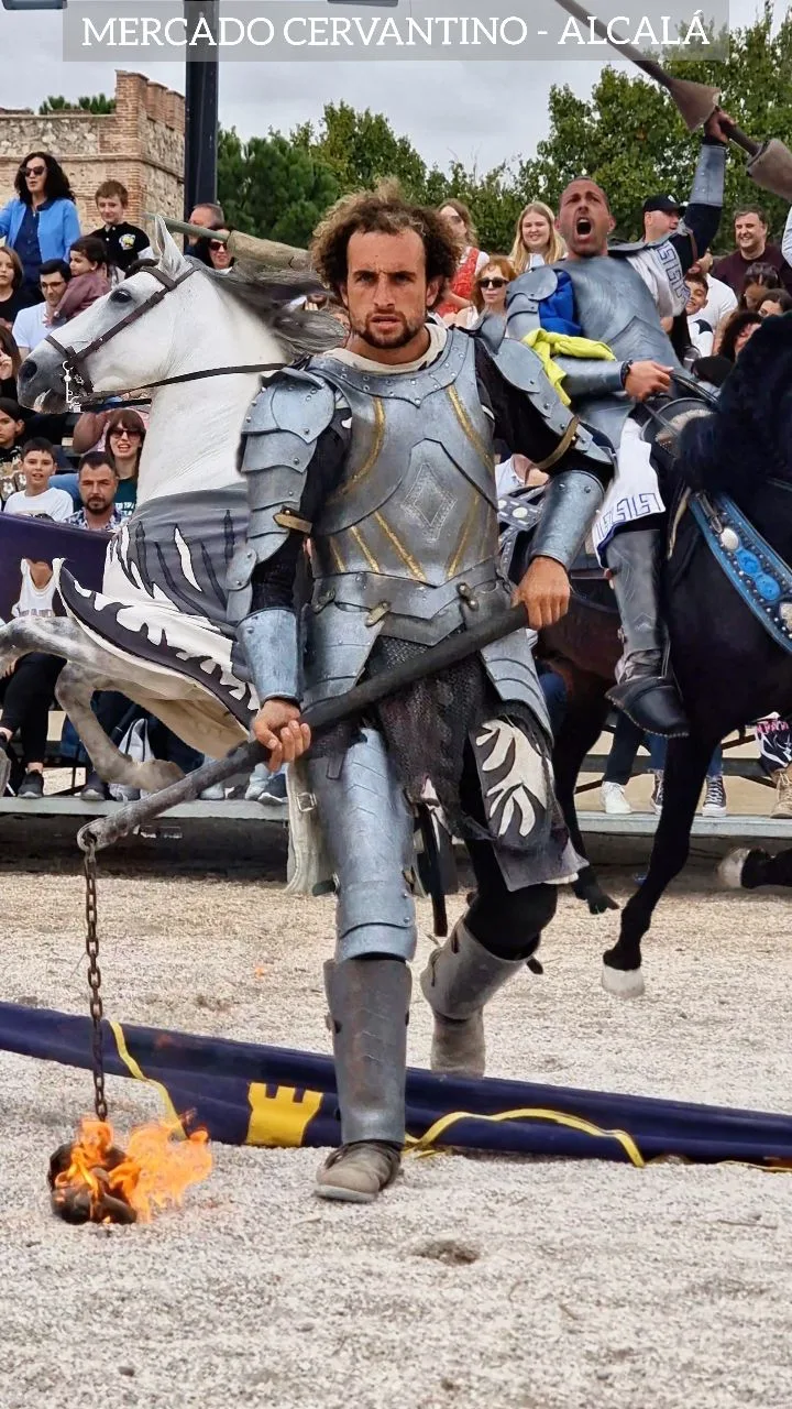 Mercado Cervantino de Alcalá de Henares: torneo y ambiente medieval